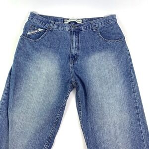 VTG Paco Jeans Mens Sz 38x30 Street Skate Hip Hop Baggy 90s Y2K Wide Leg Md Blue